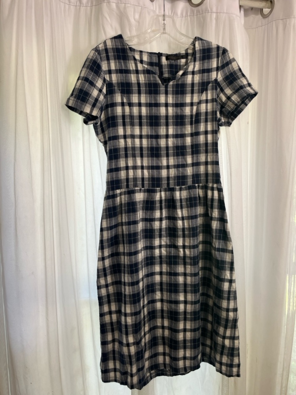 Women’s cottage country midi dress size small mikarose modest cotton modest